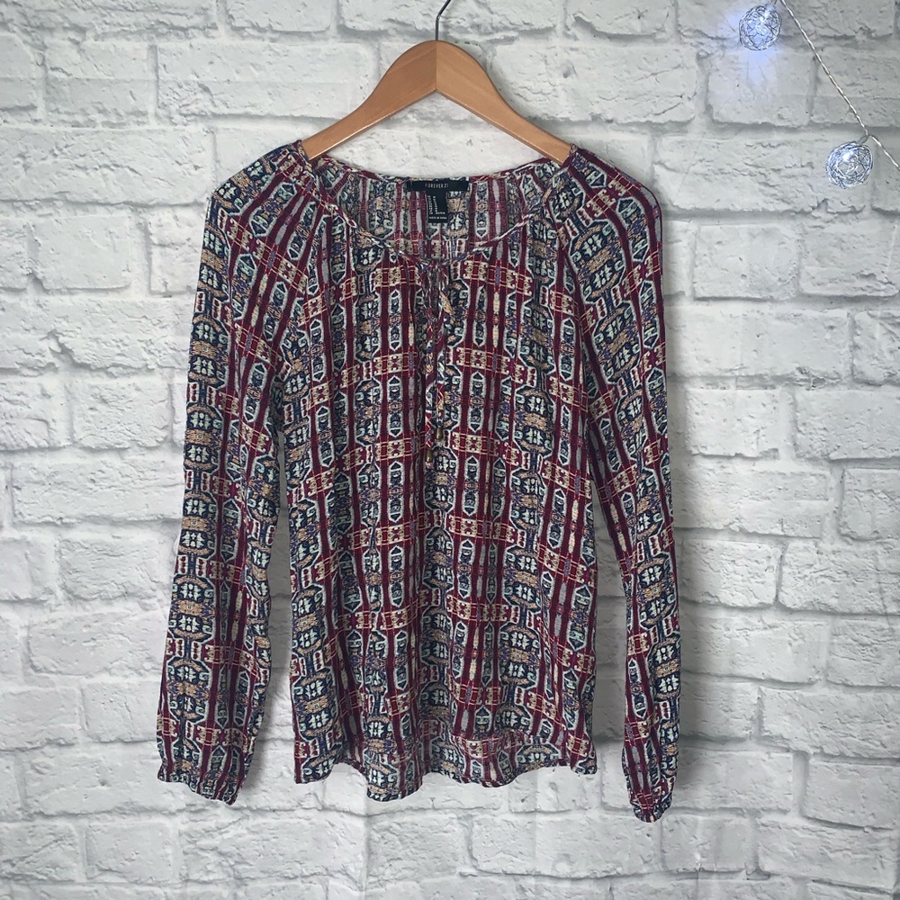 Forever 21 Long Sleeve Blouse